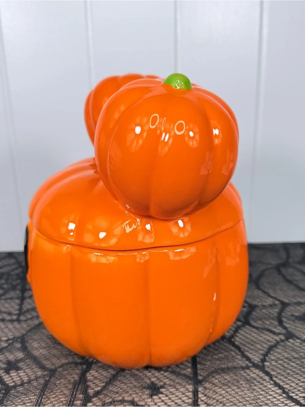 NEW Disney Mickey Mouse Pumpkin Halloween Cookie Jar